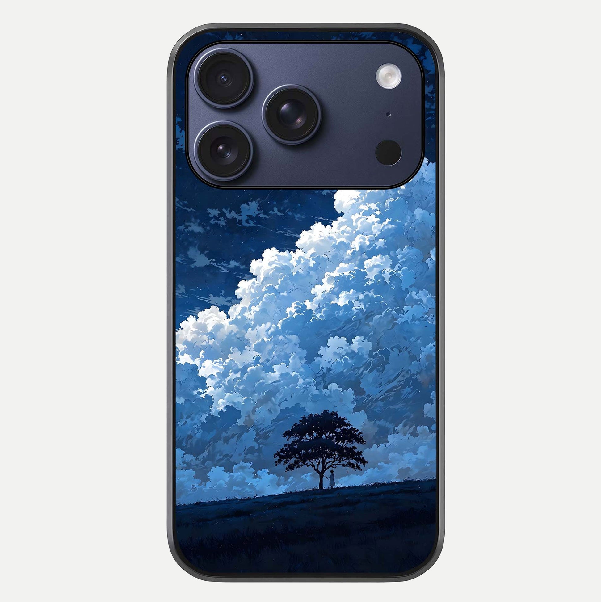 Midnight Sky Serenity Glass Case For iPhone 17 Pro by Custom World