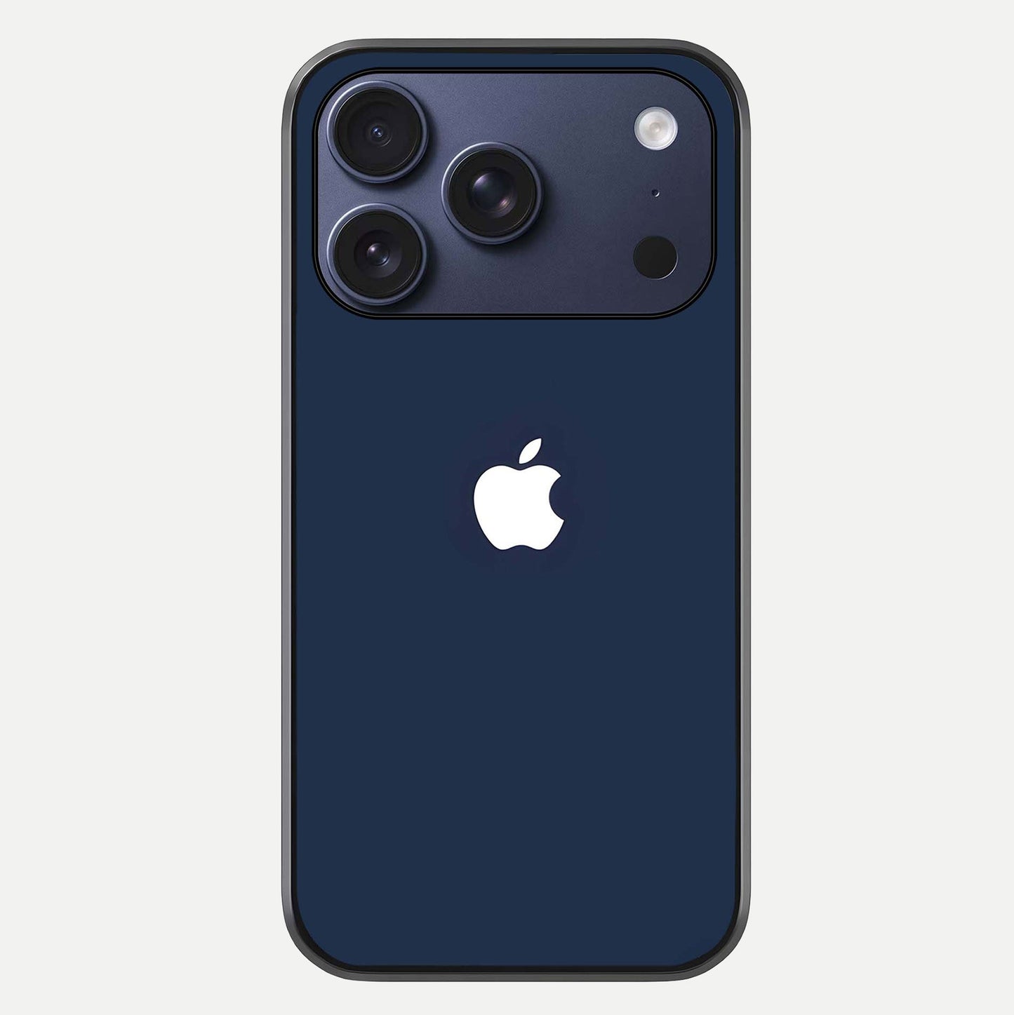 Minimal Apple Night Glass Case For iPhone 17 Pro by Custom World