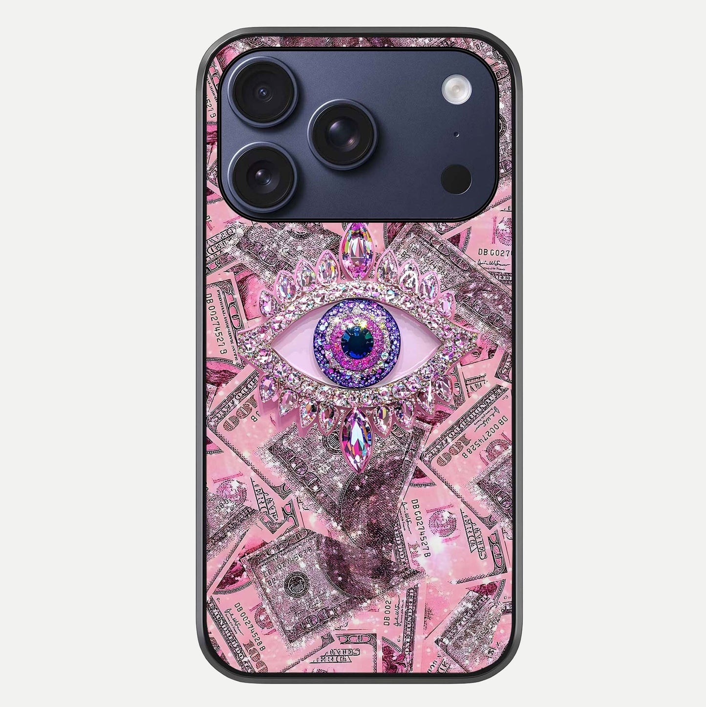 Money Eye Luxe Glass Case For iPhone 17 Pro by Custom World