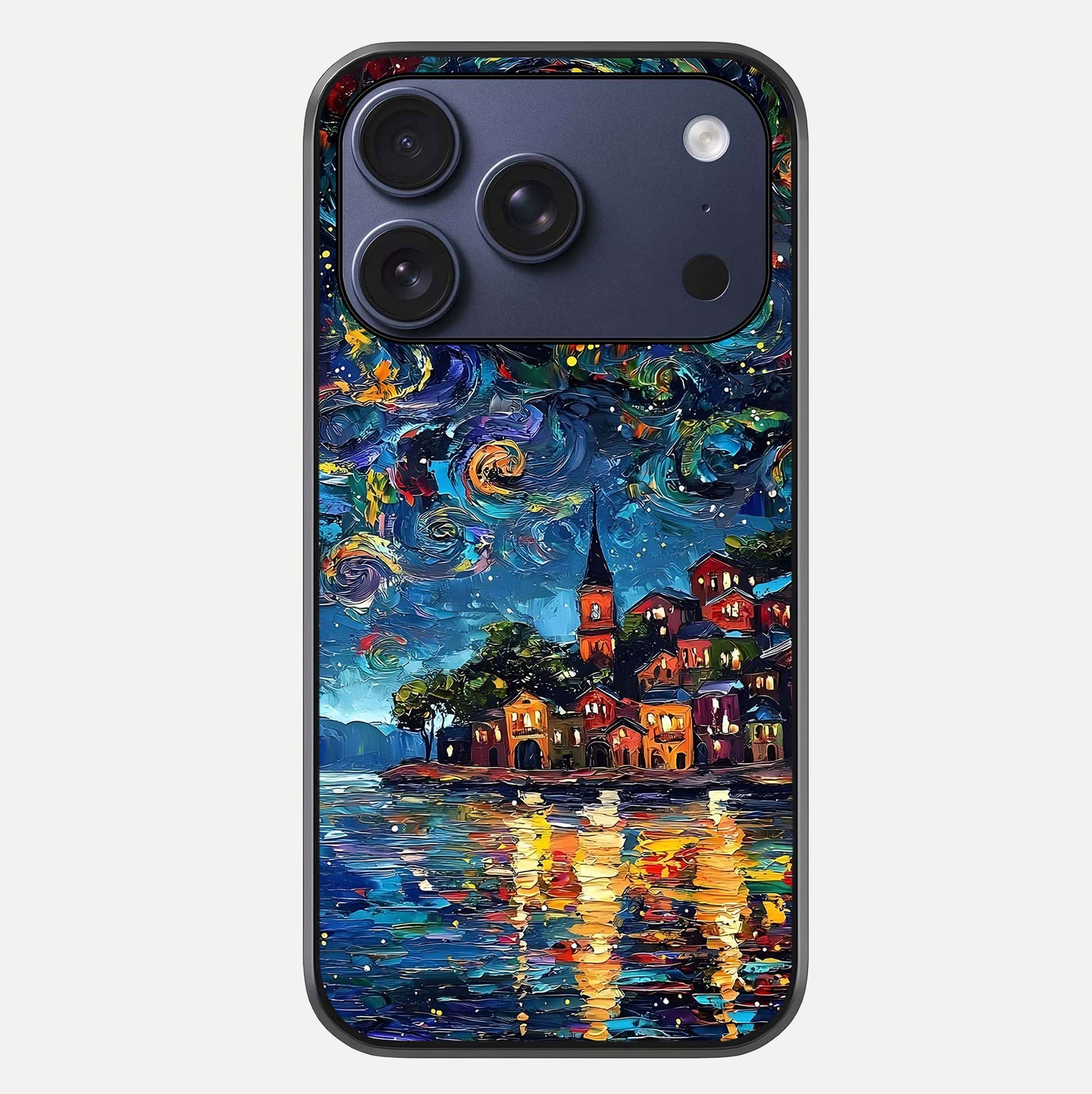Moonlight Harbor Glow Glass Case For iPhone 17 Pro by Custom World