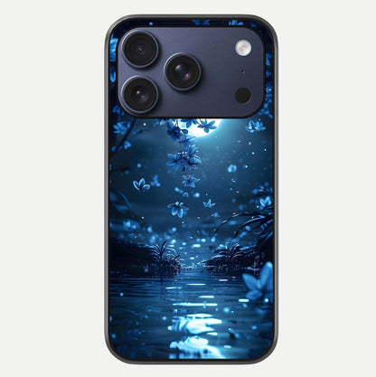 Moonlight Petal Dream Glass Case For iPhone 17 Pro by Custom World
