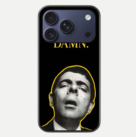 Mr Bean Damn Glass Case For iPhone 17 Pro by Custom World