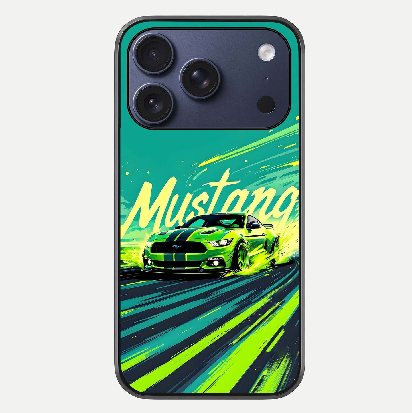 Mustang Bang Glass Case For iPhone 17 Pro by Custom World