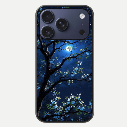 Mystic Floral Night Glass Case For iPhone 17 Pro by Custom World