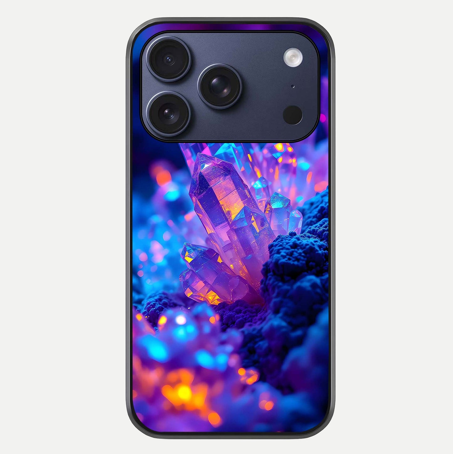 Neon Aura Shards Glass Case For iPhone 17 Pro by Custom World