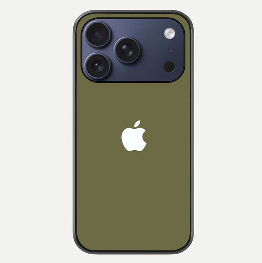 Olive Matte Essence Glass Case For iPhone 17 Pro by Custom World