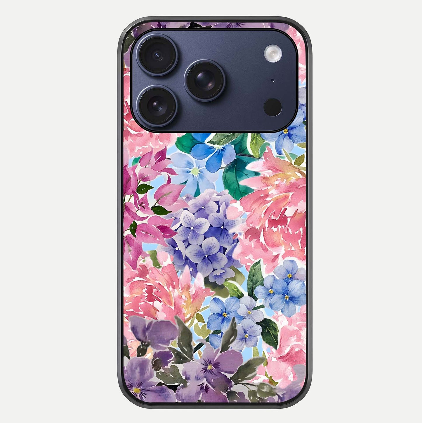 Pastel Floral Mix Glass Case For iPhone 17 Pro by Custom World