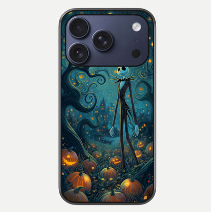 Pumpkin Moonlight Tale Glass Case For iPhone 16 Pro by Custom World