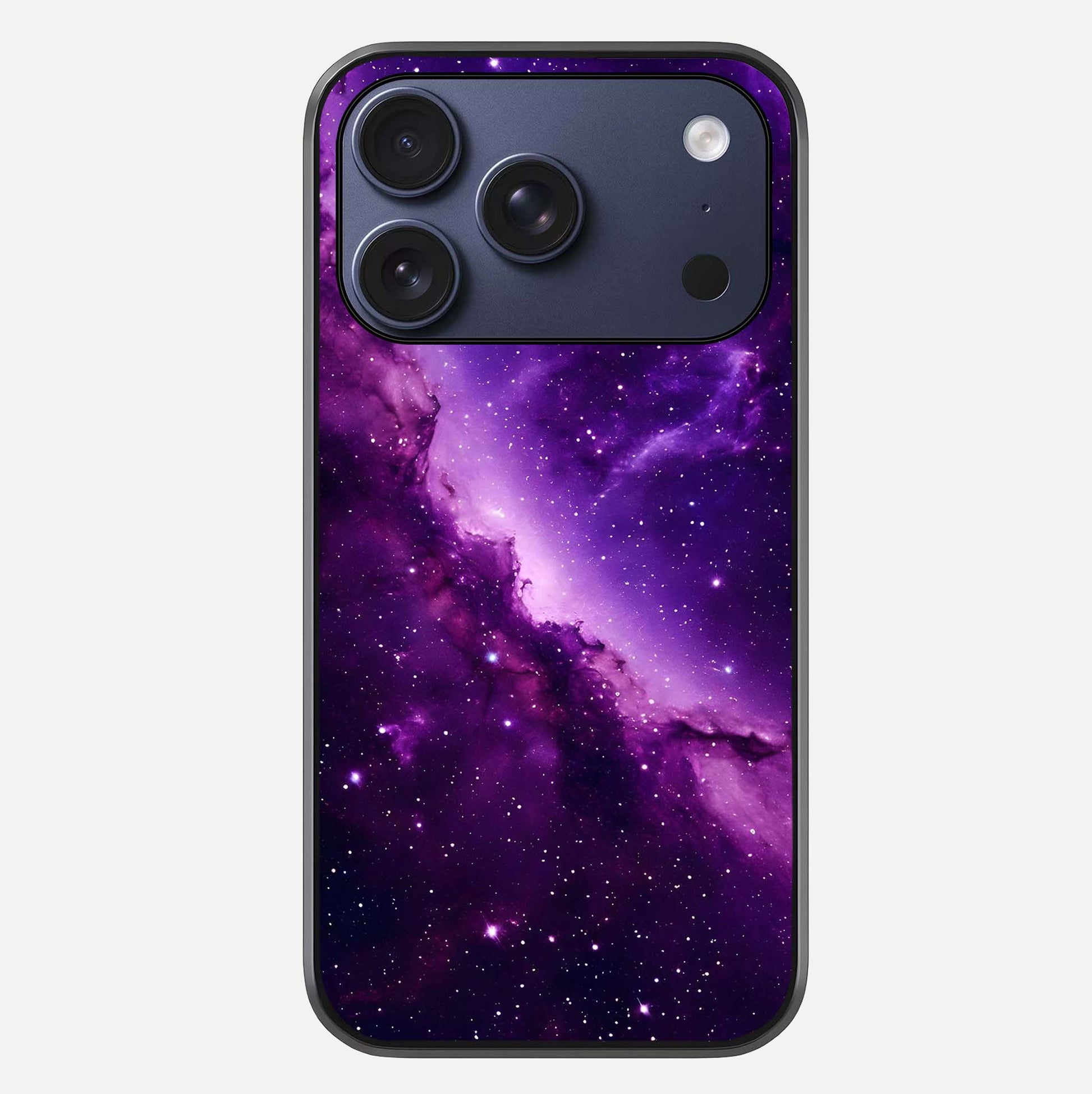 Purple Shade Sky Glass Case For iPhone 16 Pro by Custom World