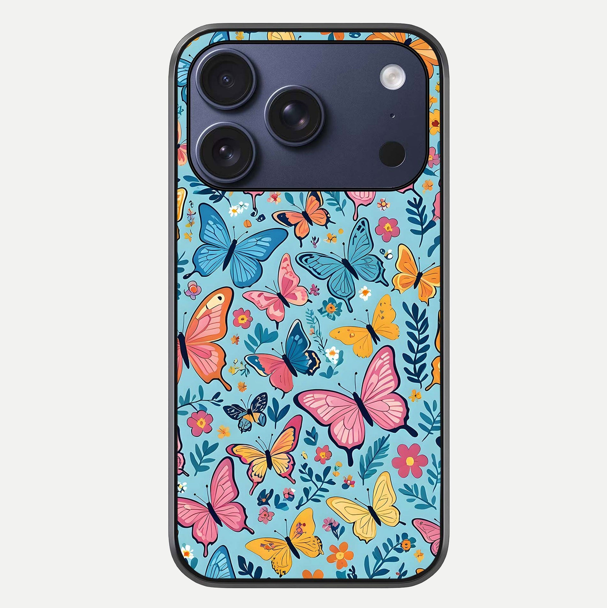 Spring Wing Garden Glass Case For iPhone 16 Pro by Custom World