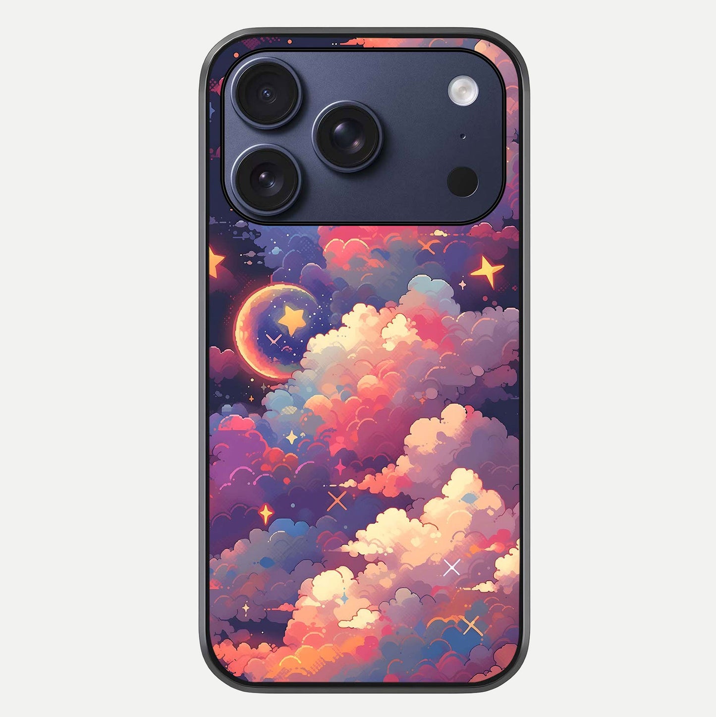 Starlit Dream Clouds Glass Case For iPhone 17 Pro by Custom World
