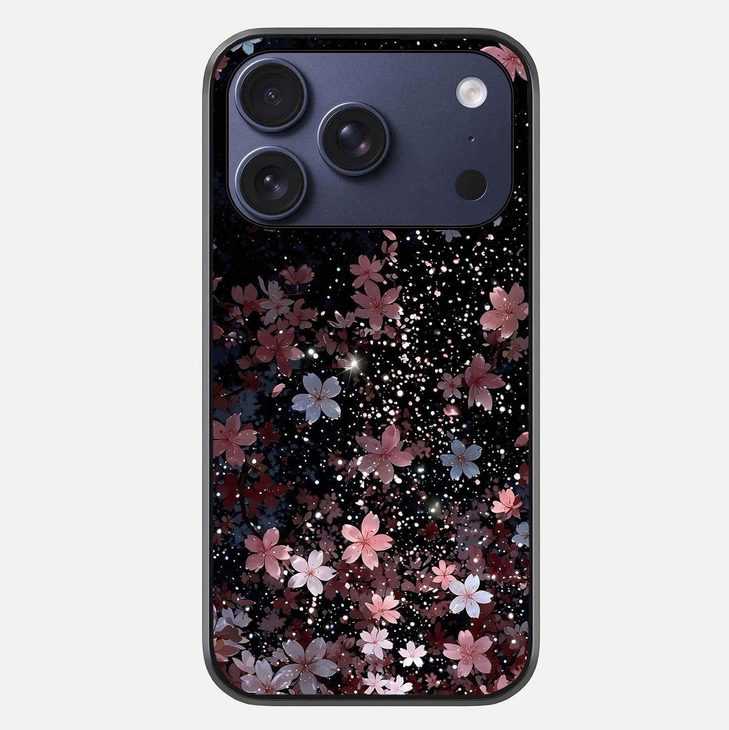 Starlit Flower Dreams Glass Case For iPhone 17 Pro by Custom World