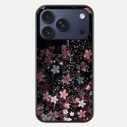 Starlit Flower Dreams Glass Case For iPhone 17 Pro by Custom World