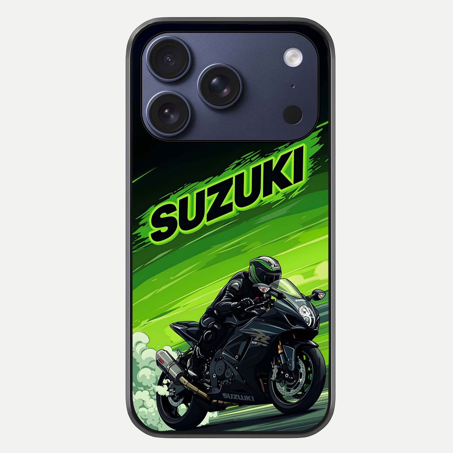 Suzuki Speed Beast Glass Case For iPhone 17 Pro by Custom World