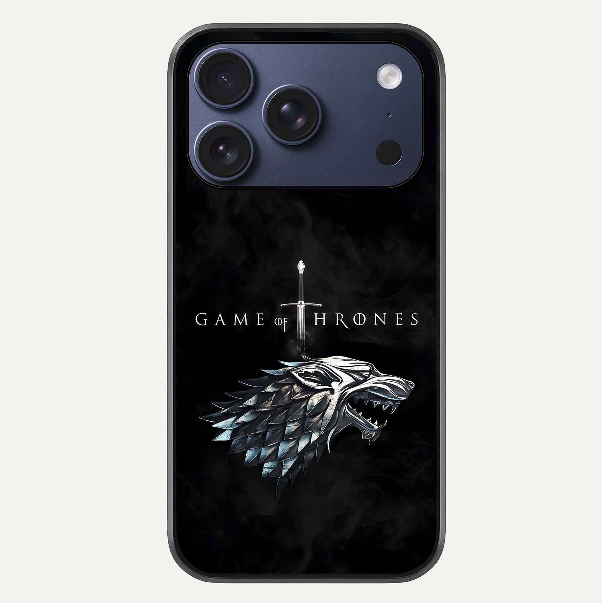 Throne Wolf Legacy Glass Case For iPhone 17 Pro by Custom World