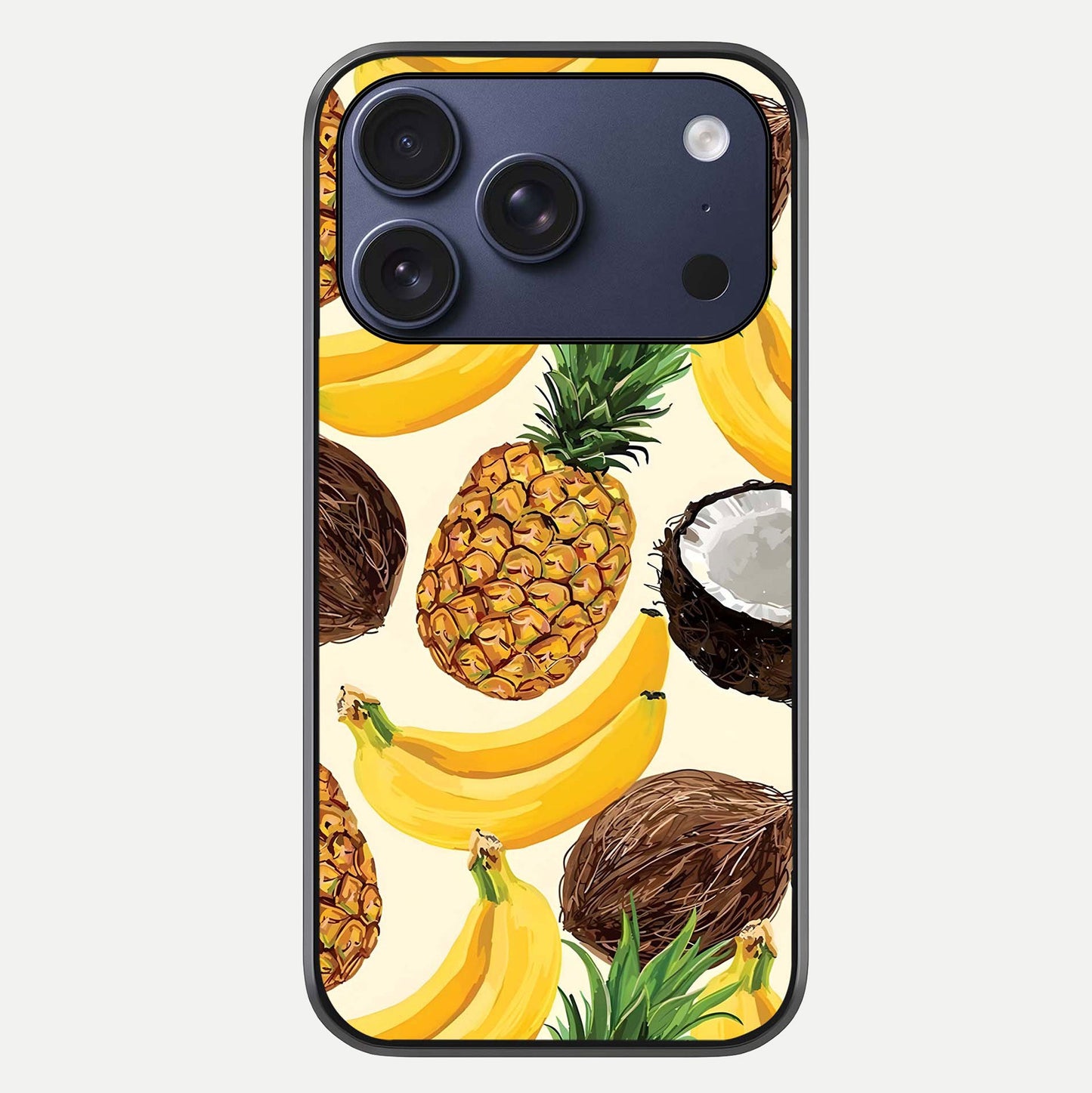 Tropical Fruit Mood Glass Case For iPhone 17 Pro by Custom World