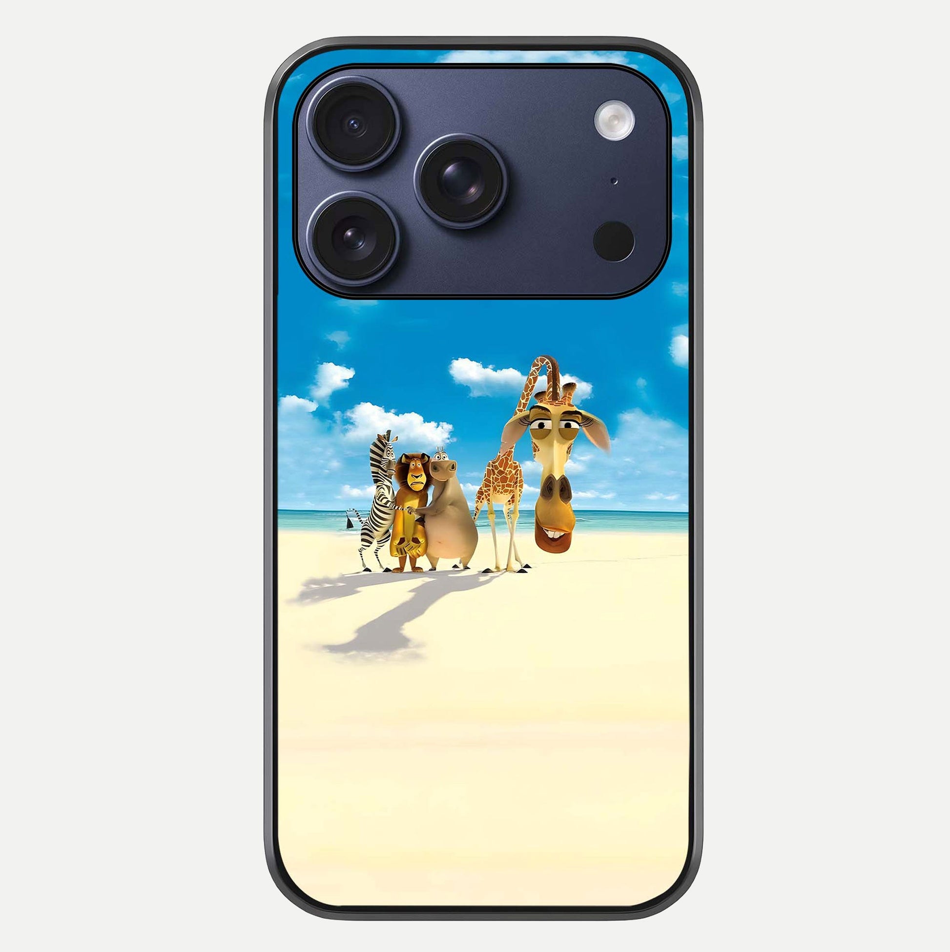 Tropical Fun Squad Glass Case For iPhone 16 Pro by Custom World
