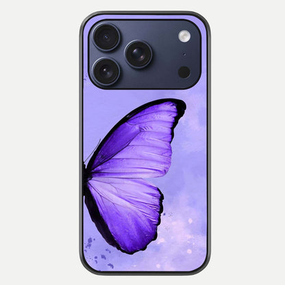 Violet Dream Wing Glass Case For iPhone 17 Pro by Custom World