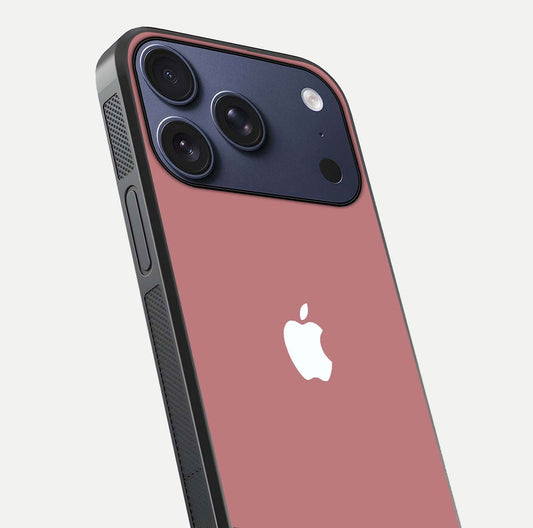 Apple Harmony Glass Case for iPhone 17 Pro close-up shot highlighting gradient tones and glass reflection