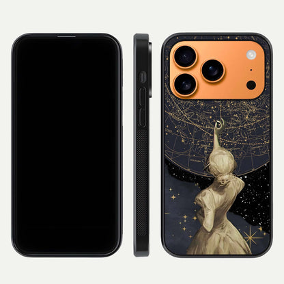 Taylor Swift Girl Glass Case for iPhone 17 Pro Max front & back layout showing clean edge and vivid print