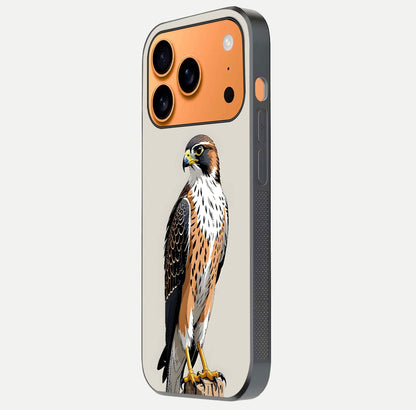 Clever Eagle Glass Case for iPhone 17 Pro Max side-angle photo capturing edge polish and shine reflection
