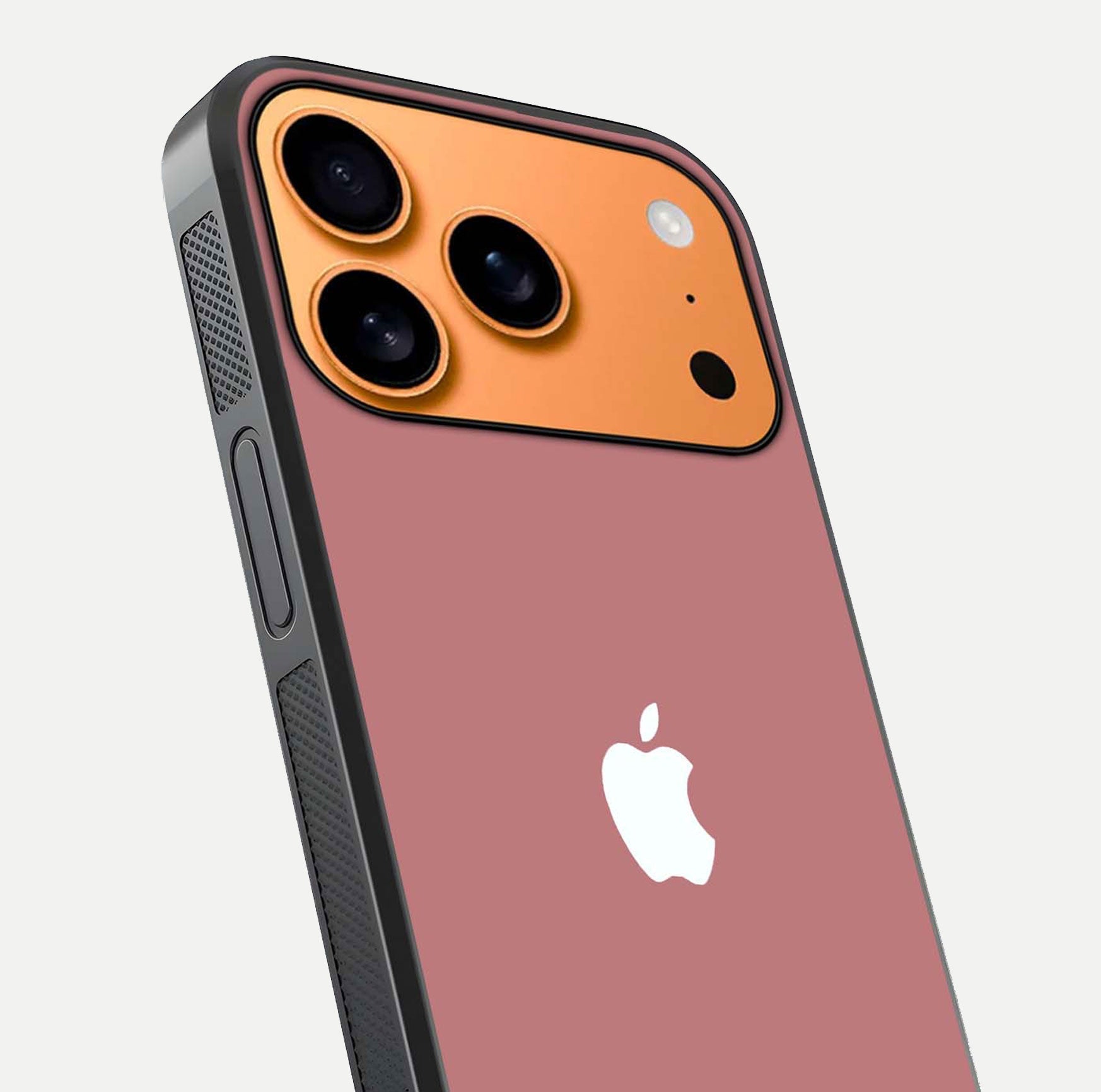 Apple Harmony Glass Case for iPhone 17 Pro Max close-up shot highlighting gradient tones and glass reflection