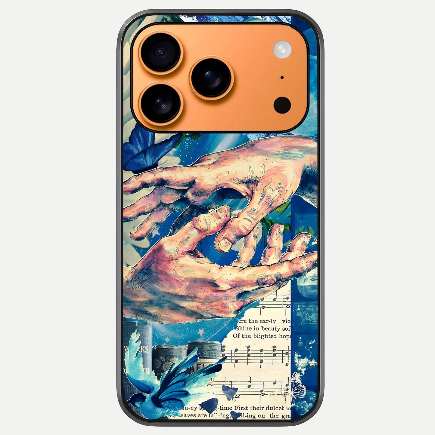 Aesthetic Divider Glass Case For iPhone 17 Pro Max