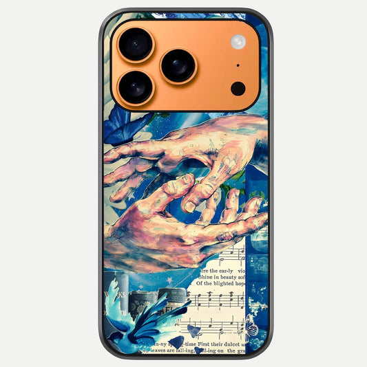 Aesthetic Divider Glass Case For iPhone 17 Pro Max