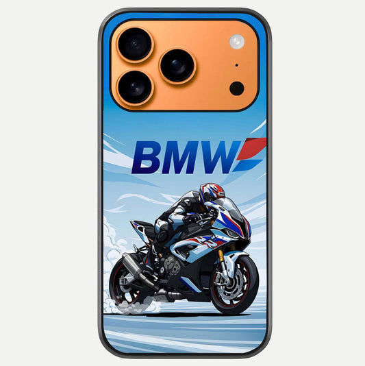 BMW Power Drift Glass Case For iPhone 17 Pro Max by Custom World