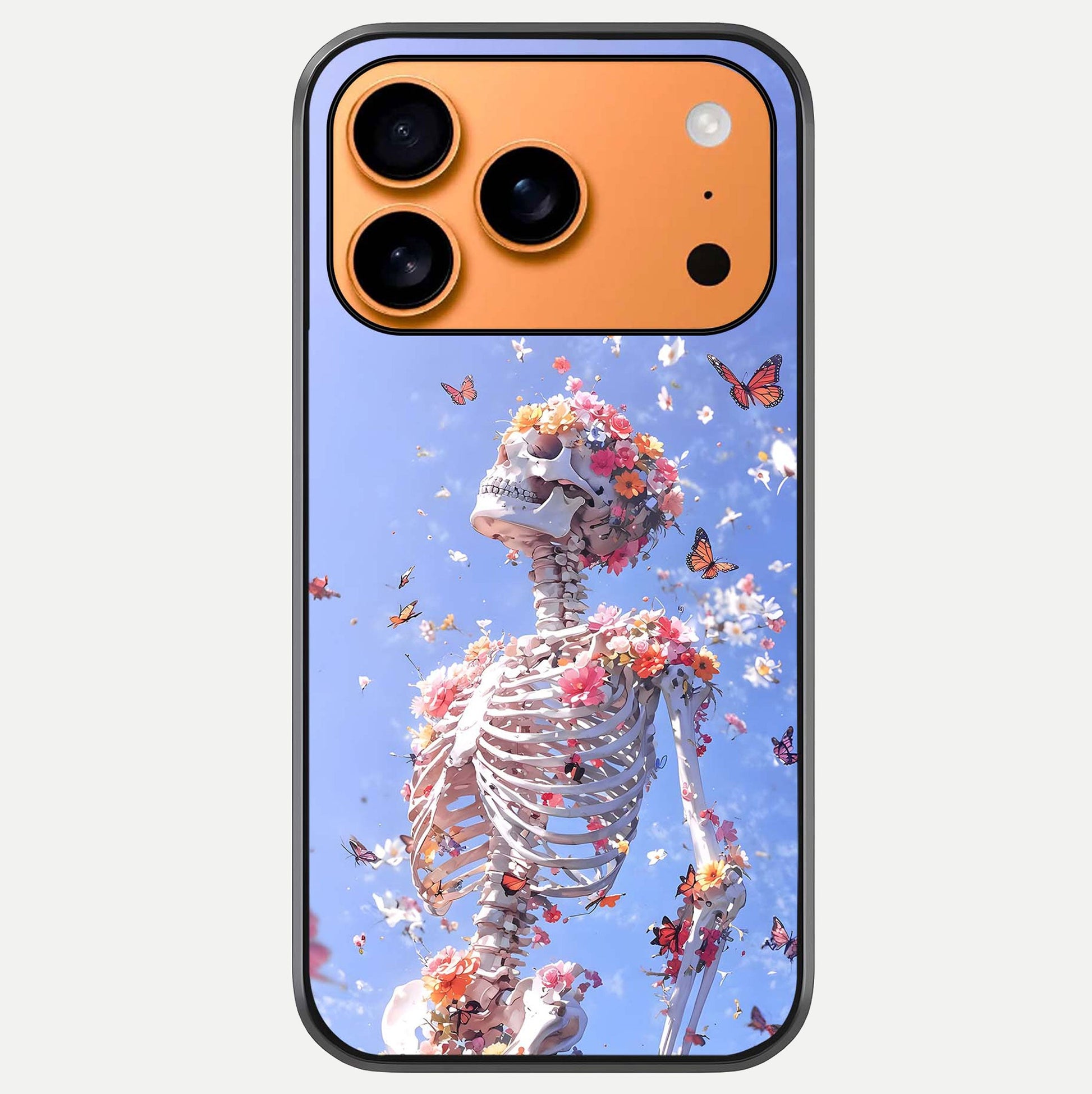 Bloom Beyond Bones Glass Case For iPhone 17 Pro Max by Custom World