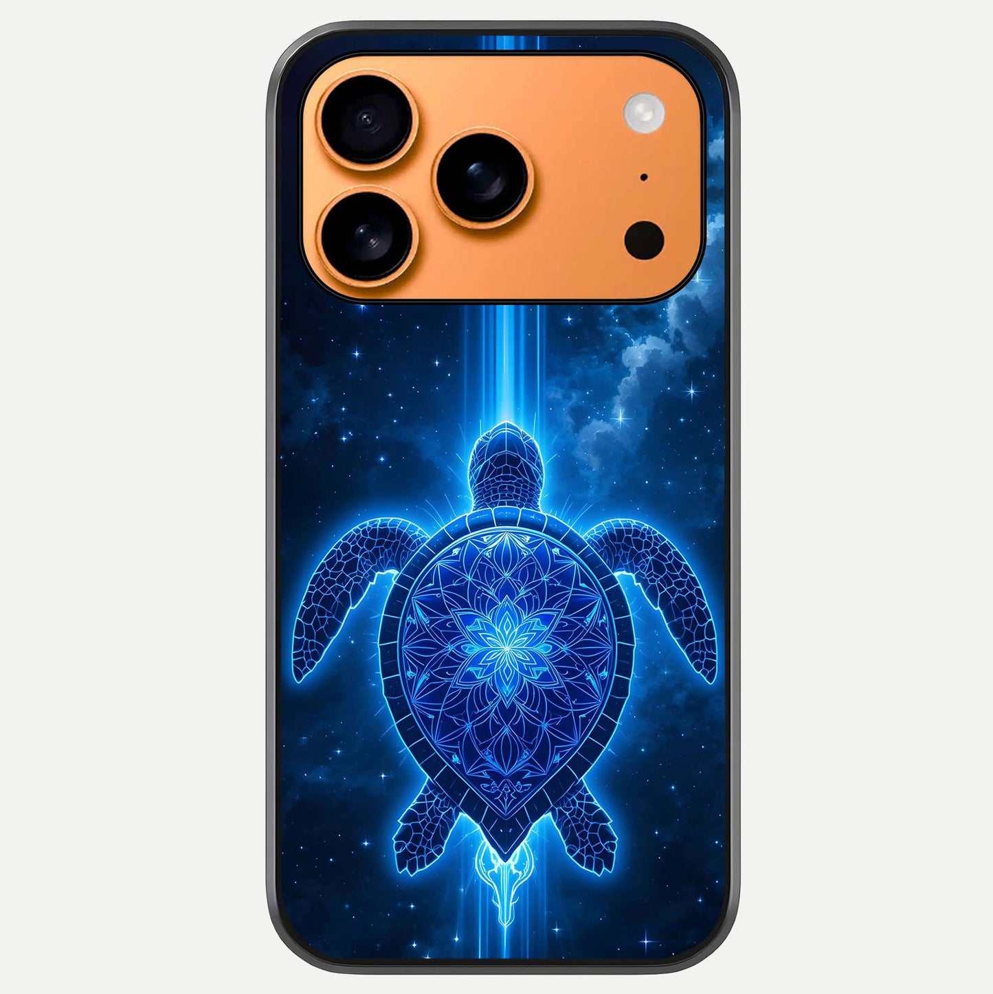 Blue Galaxy Turtle Glass Case For iPhone 17 Pro Max by Custom World