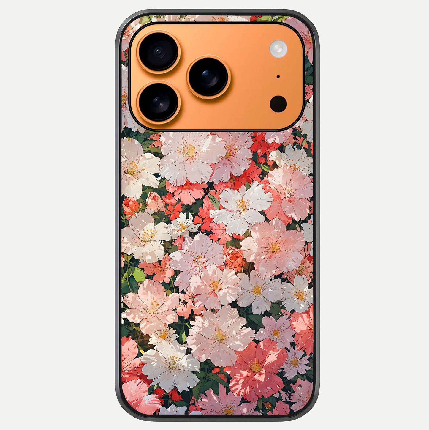 Blush Bloom Field Glass Case For iPhone 17 Pro Max by Custom World