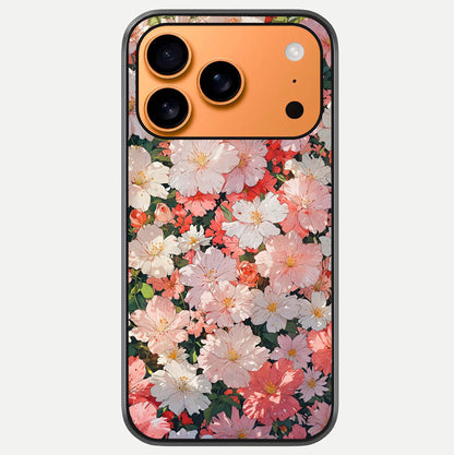 Blush Bloom Field Glass Case For iPhone 17 Pro Max by Custom World