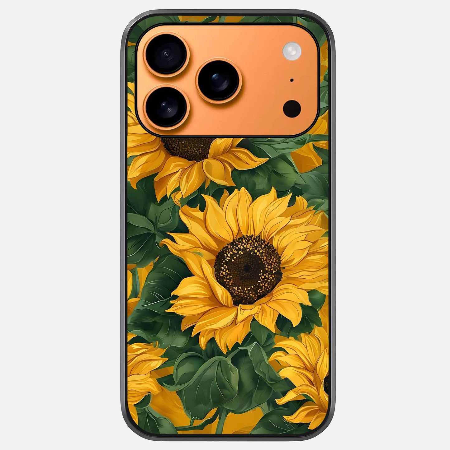 Bright Sunflower Bloom Glass Case For iPhone 17 Pro Max by Custom World