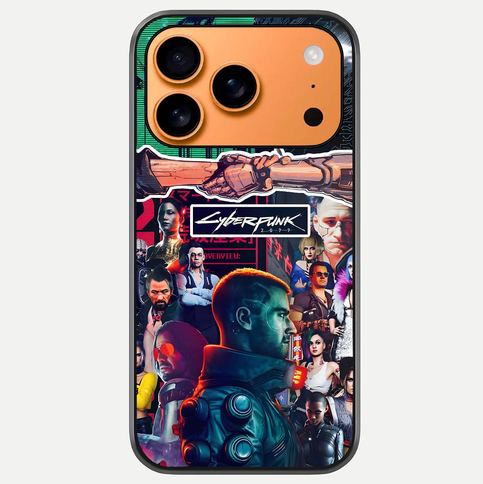 CYBERPUNK Legacy Glass Case For iPhone 17 Pro Max by Custom World