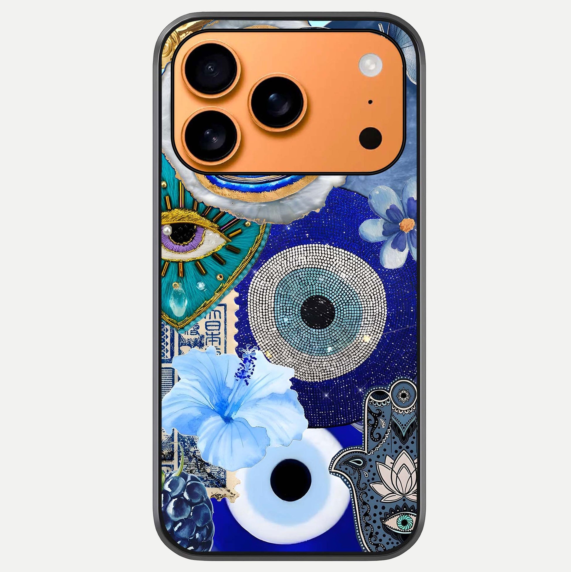 Celestial Celestial Blue Vision Glass Case For iPhone 17 Pro Max by Custom World