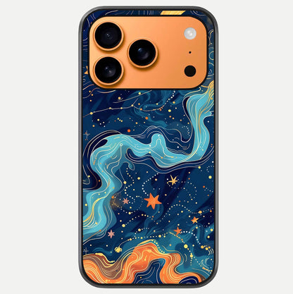 Celestial Dream Flow Glass Case For iPhone 17 Pro Max by Custom World