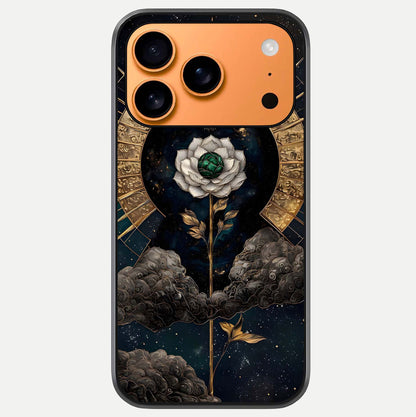 Celestial Lotus Morang Glass Case For iPhone 17 Pro Max by Custom World