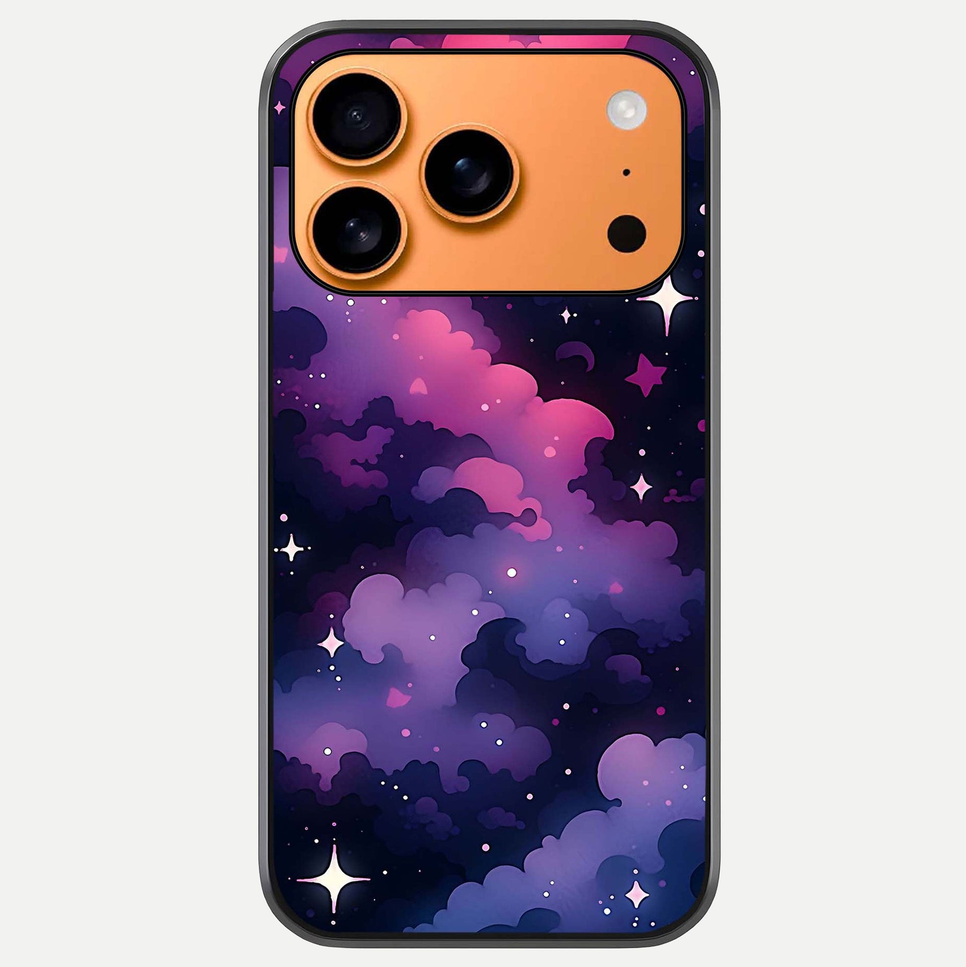 Celestial Moon Magic Glass Case For iPhone 17 Pro Max by Custom World