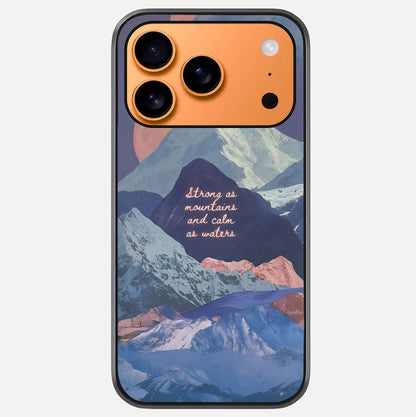 Celestial Mountain Calm Glass Case For iPhone 17 Pro Max by Custom World
