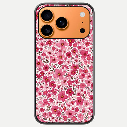 Cherry Blossom Charm Glass Case For iPhone 17 Pro Max by Custom World