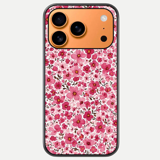Cherry Blossom Charm Glass Case For iPhone 17 Pro Max by Custom World