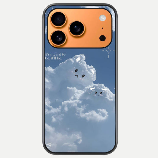 Cloud Bunny Dreams Glass Case For iPhone 17 Pro Max by Custom World