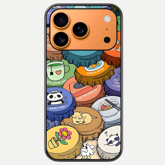 Coins Patterns Glass Case For iPhone 17 Pro Max by Custom World