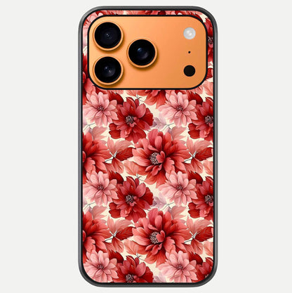Crimson Love Petals Glass Case For iPhone 17 Pro Max by Custom World