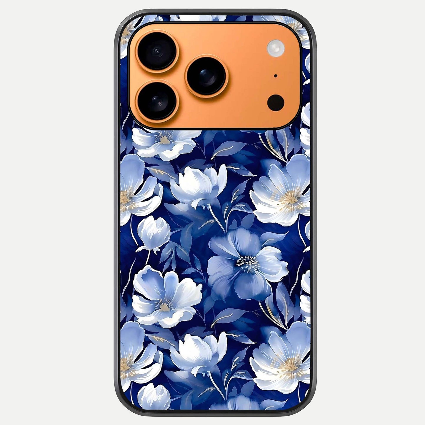 Cute Floral Patterns Glass Case For iPhone 17 Pro Max by Custom World