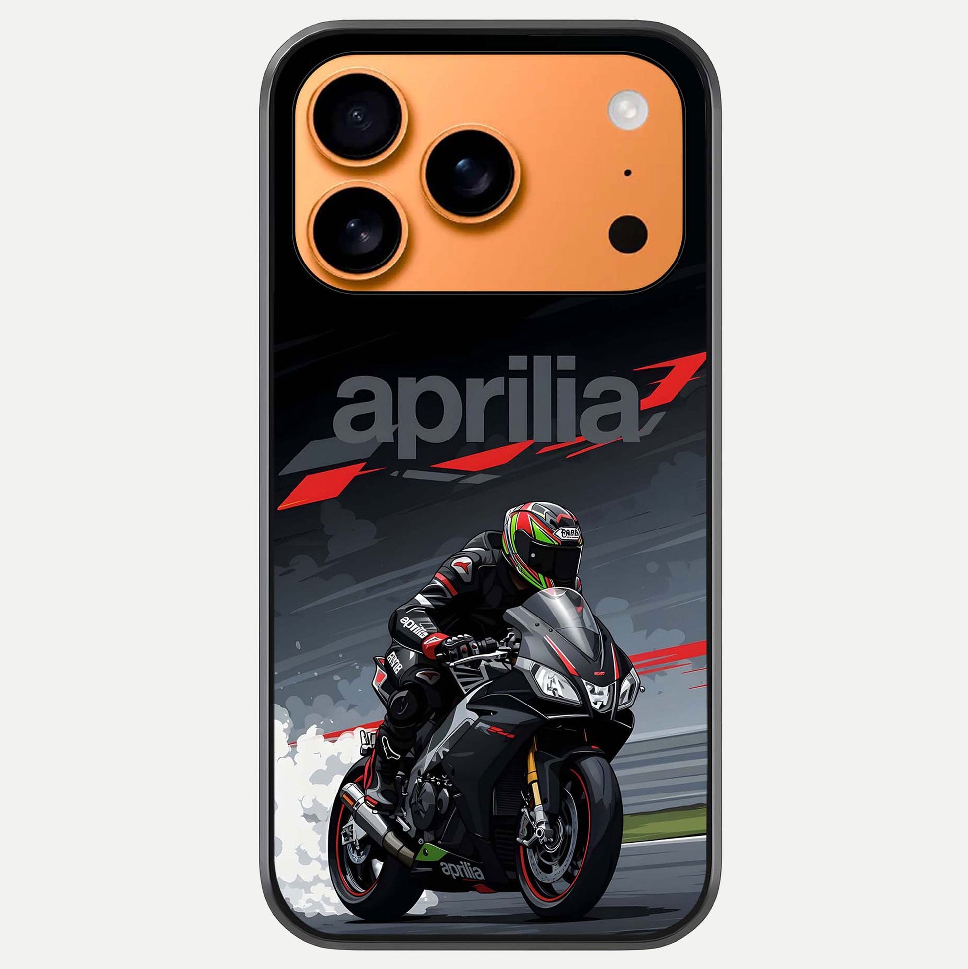 Dark Aprilla Glass Case For iPhone 17 Pro Max by Custom World