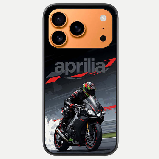 Dark Aprilla Glass Case For iPhone 17 Pro Max by Custom World