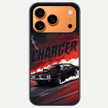 Dark Charger Fury Glass Case For iPhone 17 Pro Max by Custom World