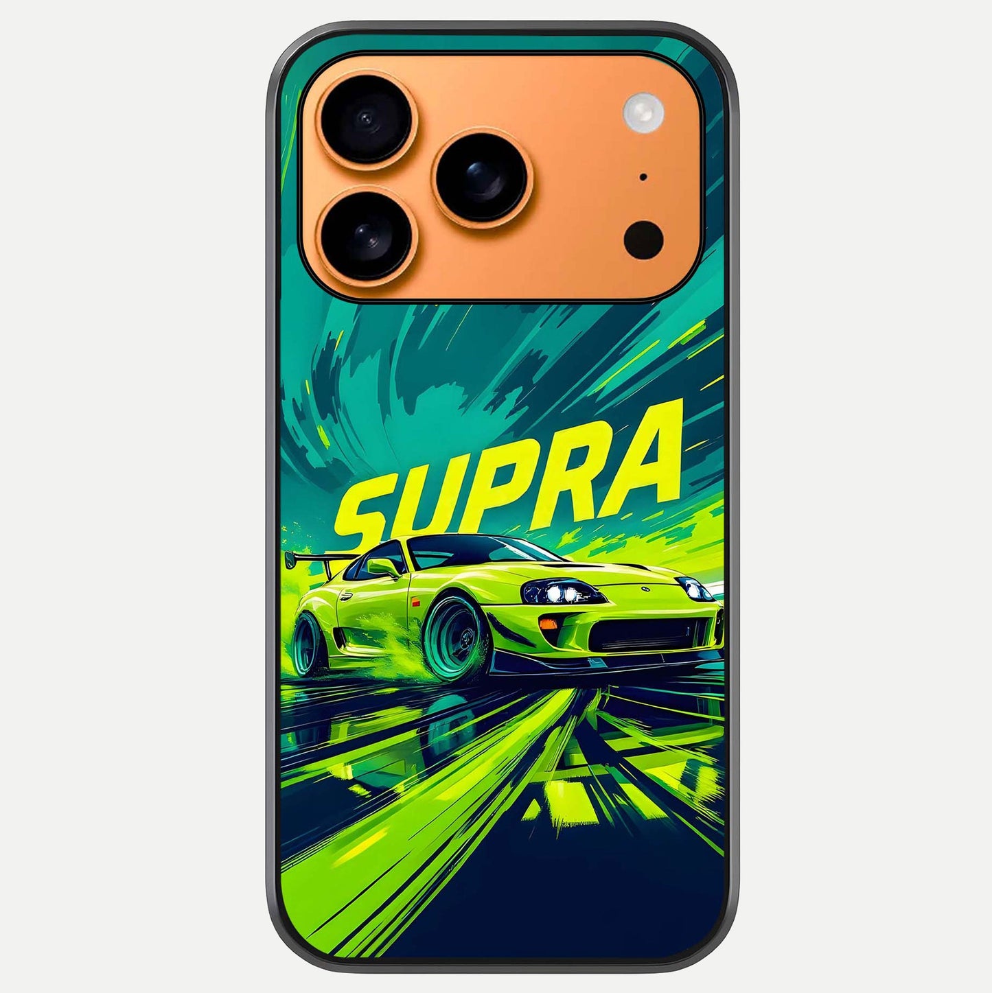 Electric Supra Thunder Glass Case For iPhone 17 Pro Max by Custom World